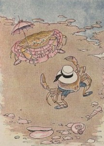 An image illustrating the two crabs